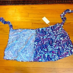 Wrap mini skirt
